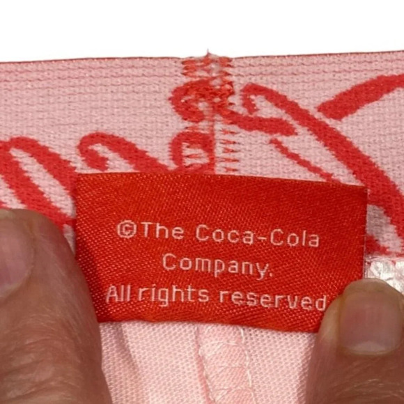 Coca-Cola 3 Piece Pajama Set, Size 3X, Pink Tank Top Shorts Socks, New w Defects - Picture 10 of 16
